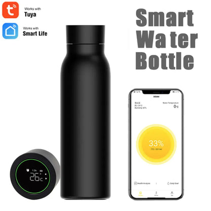 Smart Bluetooth controlled water bottle with temperature display 600 Ml