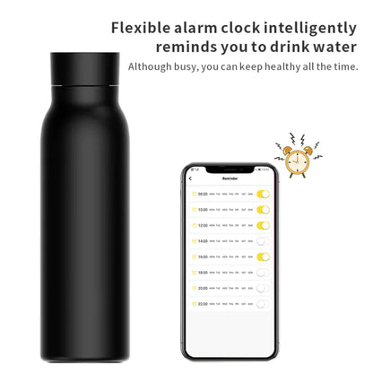 Smart Bluetooth controlled water bottle with temperature display 600 Ml